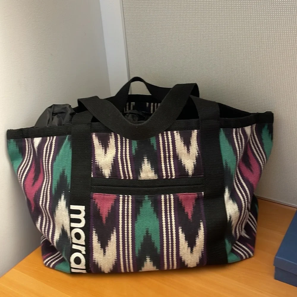 Isabel Marant Ikat Print Darwan Bag - Picture 7 of 13